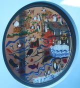 Glass Painting Penguins