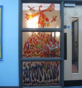 Glass Painting Phoenix