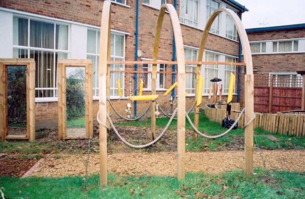 Howard Junior School - arches and mirrors