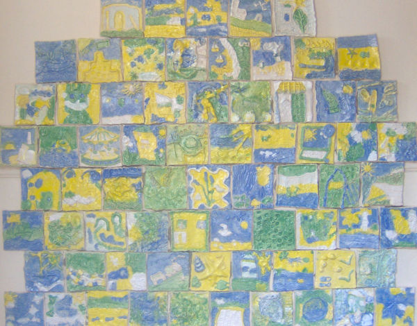 Hunstanton Infant School - ceramic relief