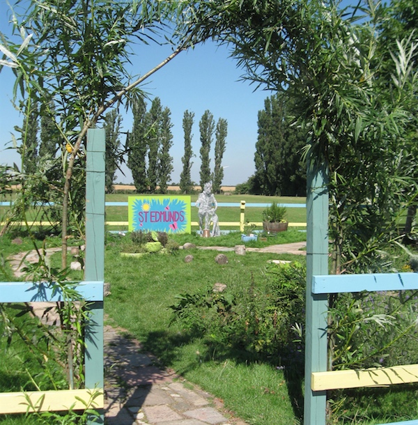 Sensory Garden with sculpture