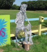 Wire Sculpture St Edmund