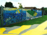 Toftwood First School, Dereham - fence weaving
