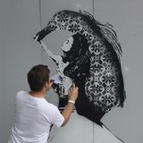 Upfest Artist at work