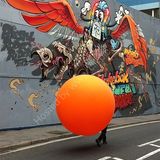 The man with the orange balloon
