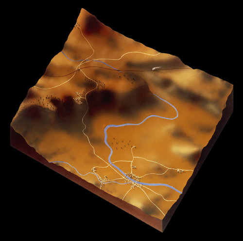 Aerial landscape