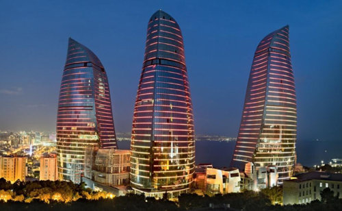 Baku Towers of Flames