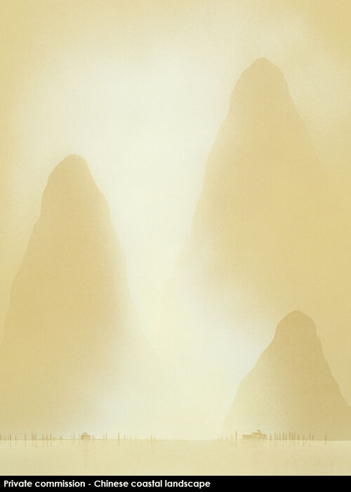 Chinese coastal landscape