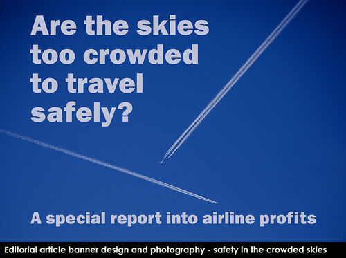 Crowded skies