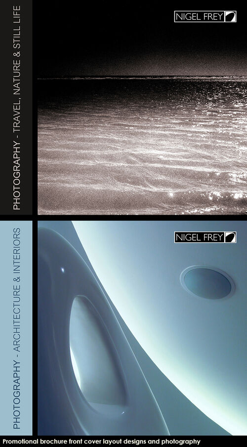 Promotional brochure front covers 1