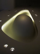 Soft interior floor lighting