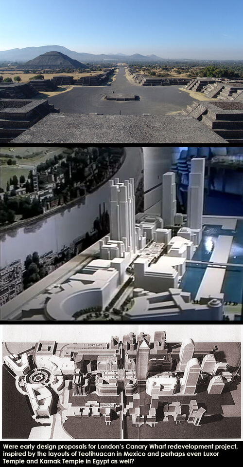 Early Canary Wharf design proposals