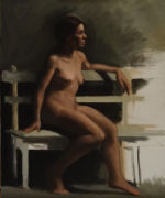 Study of a Sitting Nude Female