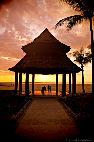 Wedding Pagoda at Sunset, Borneo