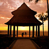 Wedding Pagoda at Sunset, Borneo