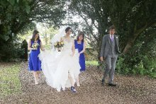Brides procession!