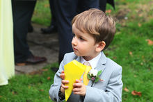 Page Boy armed with Confetti!