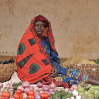 Woman in the market