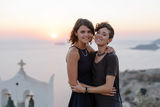 same sex photo session in santorini greece