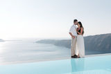honeymoon couple photo session in santorini greece