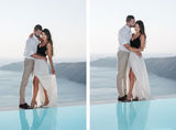 honeymoon couple photo session in santorini greece