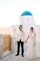 wedding in santorini greece