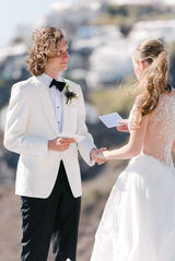 wedding in santorini greece