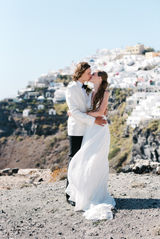 wedding in santorini greece