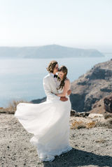 wedding in santorini greece