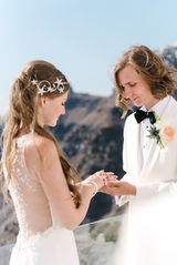 wedding in santorini greece