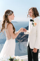 wedding in santorini greece