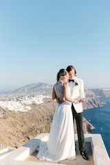 wedding in santorini greece