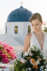 wedding in santorini greece