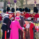 Her Majesty the Queen and The Mayor, Cllr Eileen Quick at The Queen’s 90th birthday celebrations