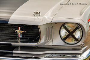 1966 Mustang 302 hood pin-9631