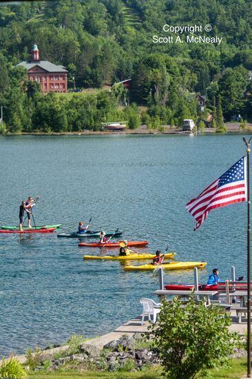 Kayaking on the Keweenaw Waterway