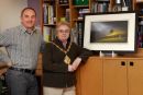 Lady Mayor of Stoke-on-Trent calls by with Genesis.