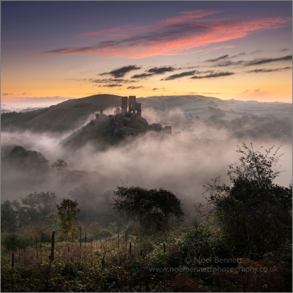 Misty Start at Corfe Castle