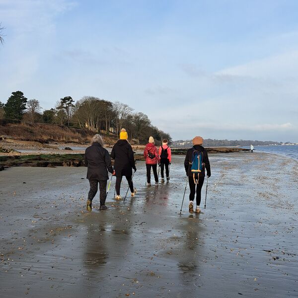 Bembridge Beach group walk