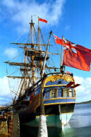 The Barque Endeavour, Stern Ensign Flag 1