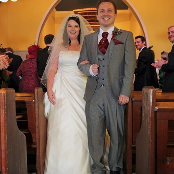 The happy couple