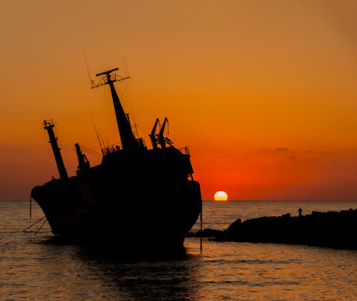 Cypriot Shipwreck. Photographer: Craig Mitchell