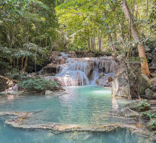 Falling To The Emerald Pool.  Photographer:  Jean Cuomo