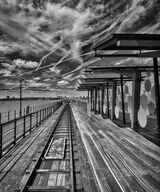 Southend Pier Train Approaching.  Photographer: Ornella Walker