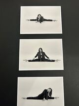 Modelling The Splits. Photographer: Lorna O'Keefe