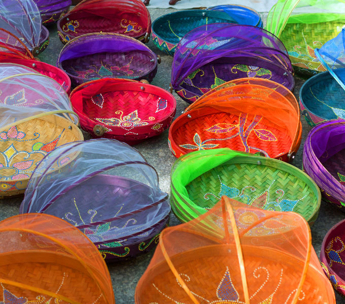 Baskets At The Market