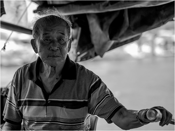 Sampan Owner, Hong Kong