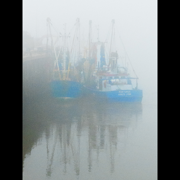 Two Fogbound Boats