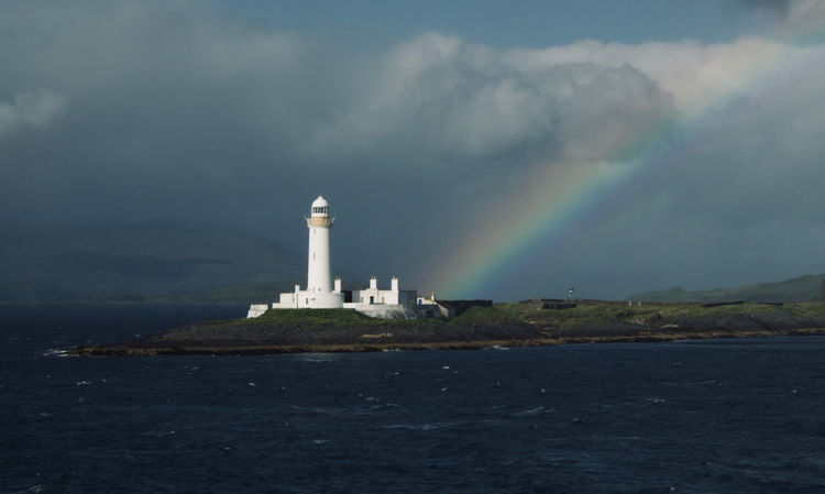 Rainbow at Lismore Lighthouse