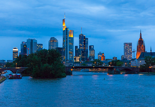 Frankfurt in the Evening